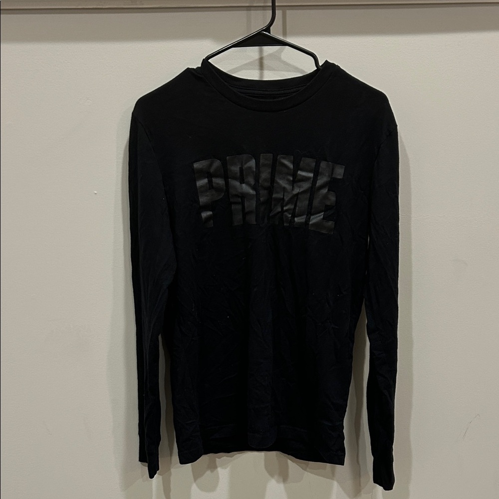 Black Long Sleeve Shirt with PRIME Logo